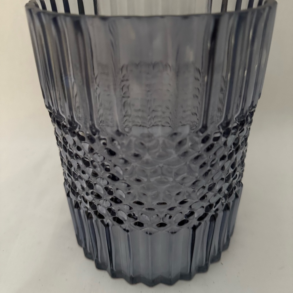 Blue vase/candle holder